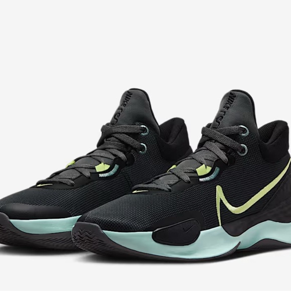 Nike Air Zoom G.T. Cut 2 Sneakers –  Men 5 – Black/Yellow/Blue Tint - Picture 4 of 6
